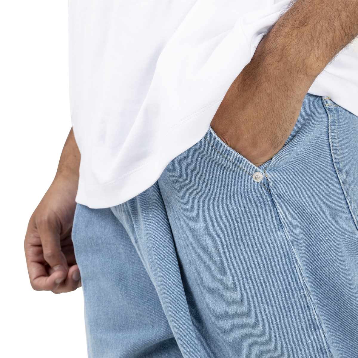Drôle De Monsieur Denim Cropped Pants