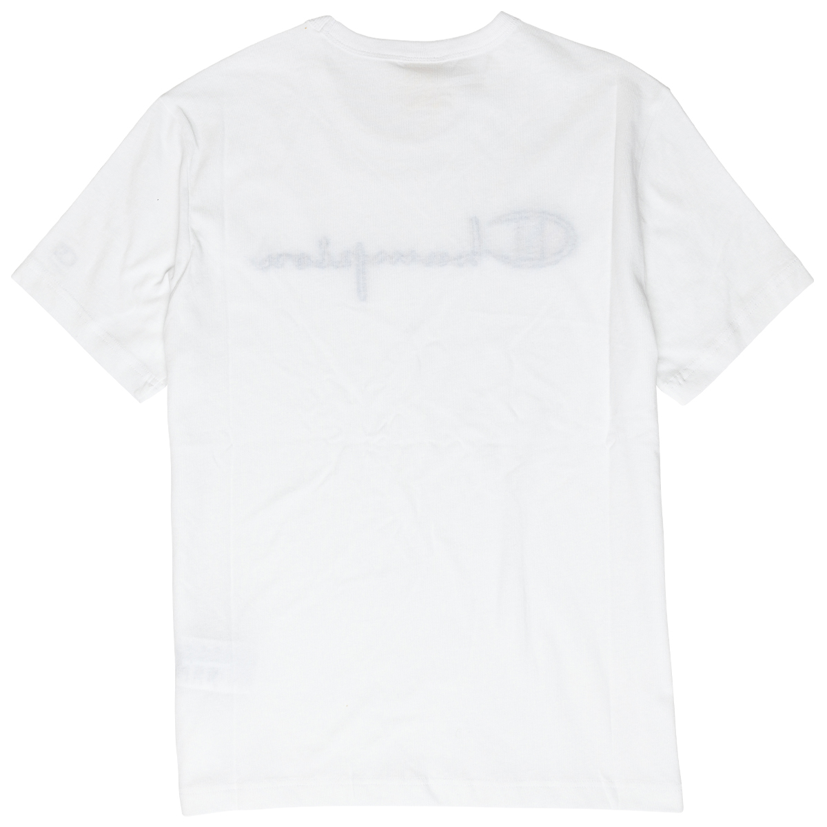 Champion EU Heritage Tee Script White