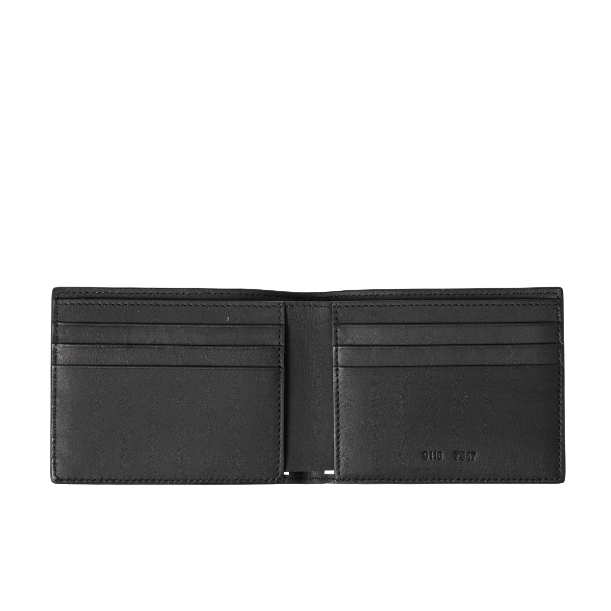 Common Projects Black Standard Bifold Wallet