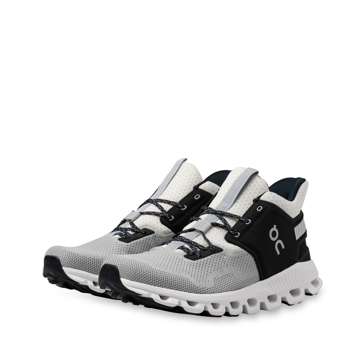 ON Running Cloud Hi Edge Glacier Black