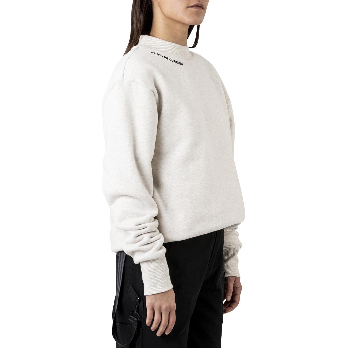 SUBTYPE CURATED Mock Neck Sweat - CERAMIC | Subtype